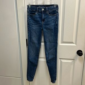 American Eagle Women’s Next Level Stretch High Rise Jeggings Size 0 Reg EUC